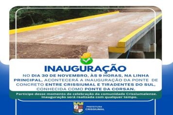 Inauguração!