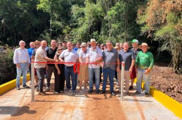 Inaugurada a Oitava Ponte de Concreto na Atual Administração.