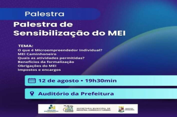 Palestra de Sensibilização sobre o MEI – Participe!