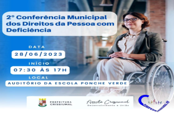 2º Conferência Municipal dos Direitos da Pessoa com Deficiência
