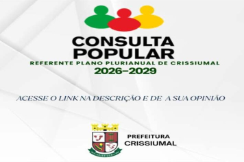 Consulta Popular – Plano Plurianual 2026-2029