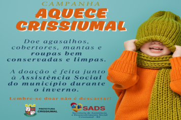 Campanha “Aquece Crissiumal”