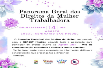 Agosto Lilás chegou!