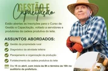 CURSO DE GESTÃO E CAPACITAÇÃO