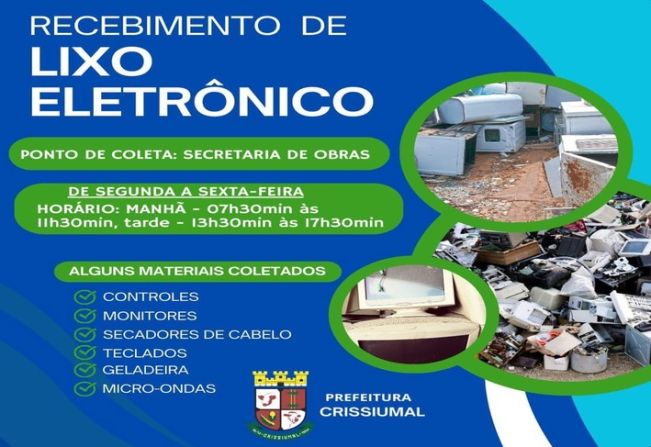 RECEBIMENTO DE LIXO ELETRÔNICO